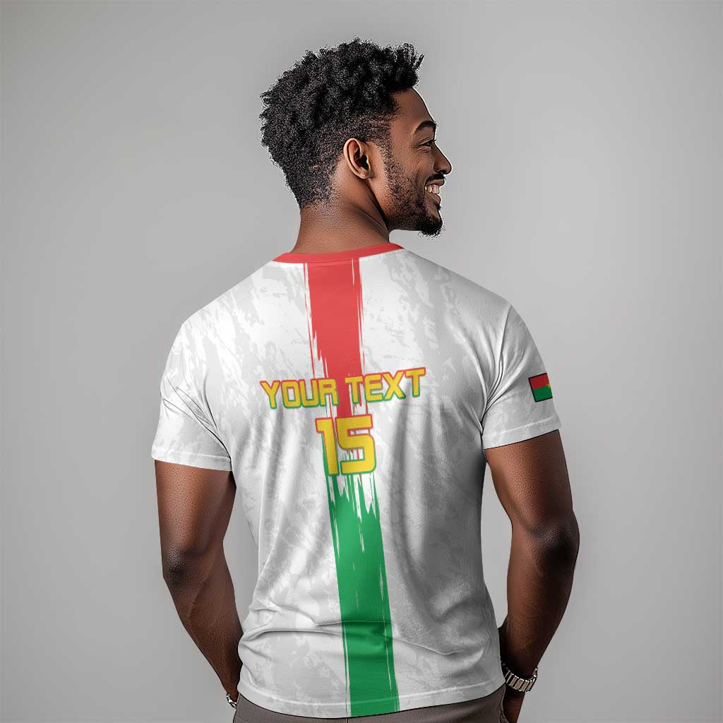 Burkina Faso Football Custom T shirt Go Champions LT15