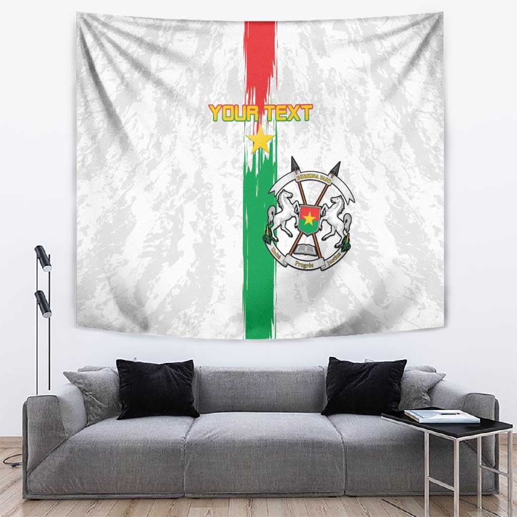 Burkina Faso Football Custom Tapestry Go Champions LT15