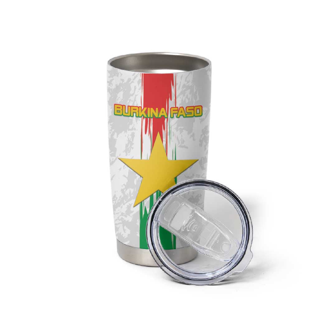 Burkina Faso Football Custom Tumbler Cup Go Champions LT15