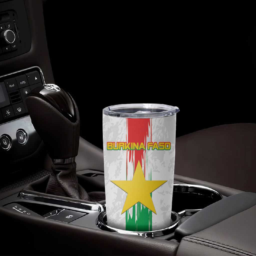 Burkina Faso Football Custom Tumbler Cup Go Champions LT15