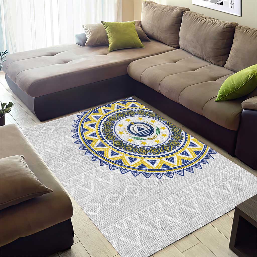 Cape Verde African Tribal Pattern Area Rug Chest Arm Tattoo LT15
