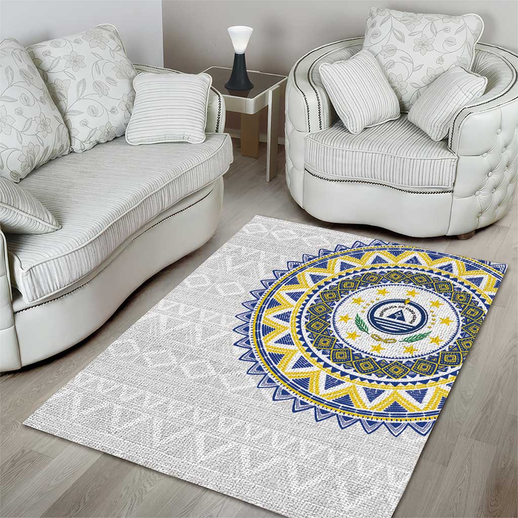 Cape Verde African Tribal Pattern Area Rug Chest Arm Tattoo LT15