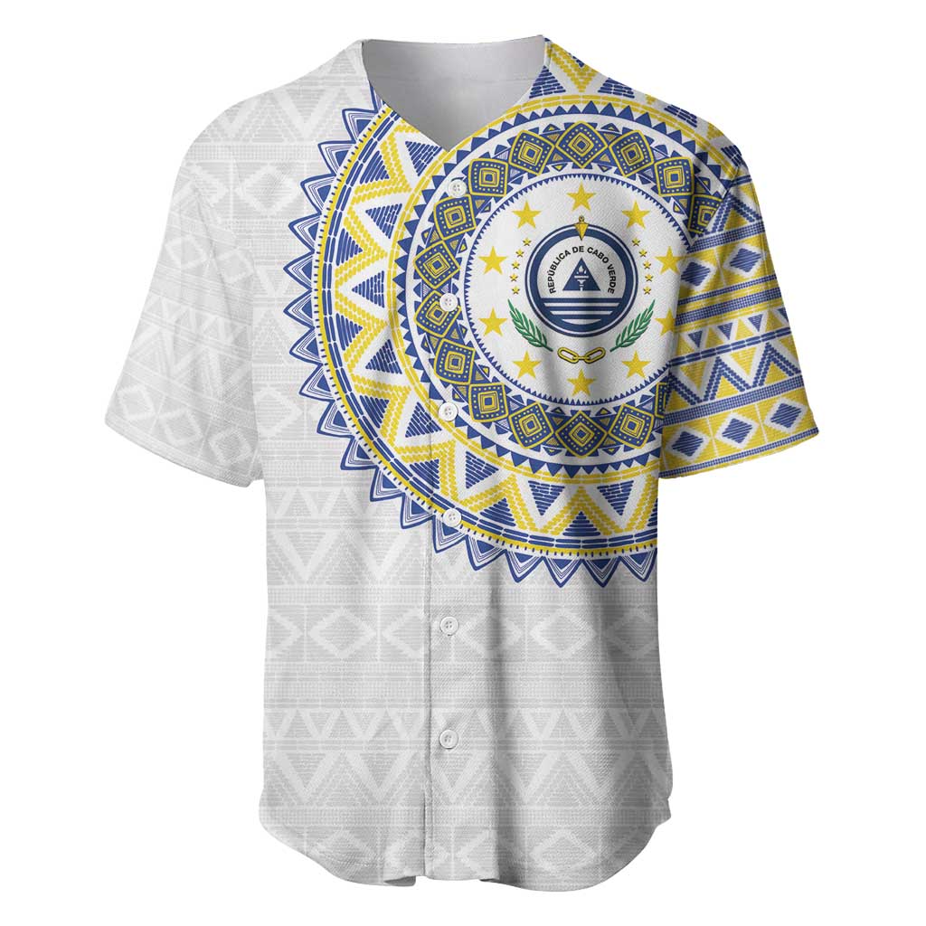 Cape Verde African Tribal Pattern Baseball Jersey Chest Arm Tattoo LT15