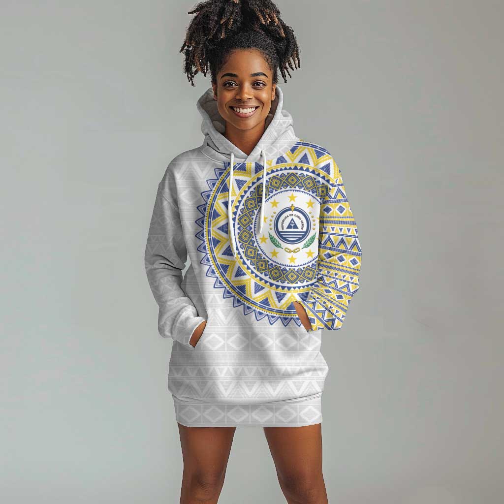 Cape Verde African Tribal Pattern Hoodie Dress Chest Arm Tattoo LT15