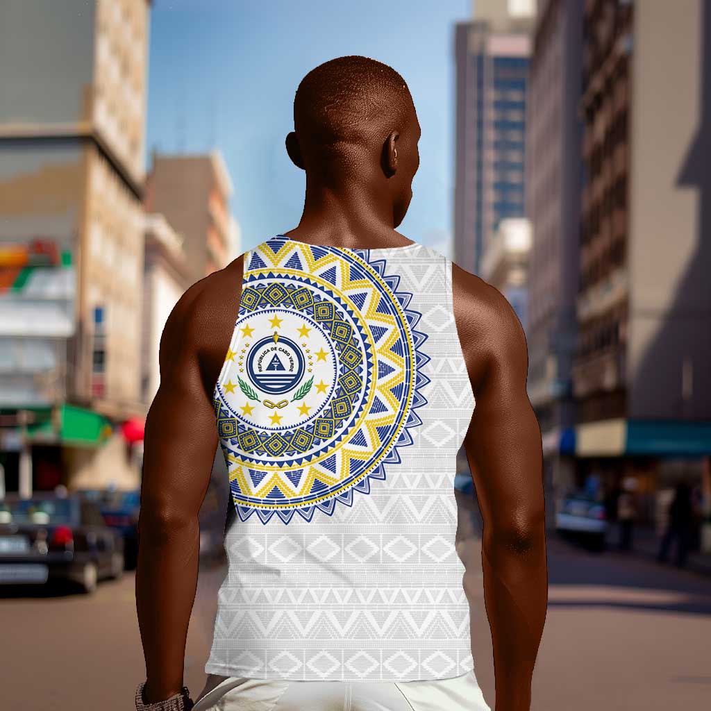 Cape Verde African Tribal Pattern Men Tank Top Chest Arm Tattoo LT15