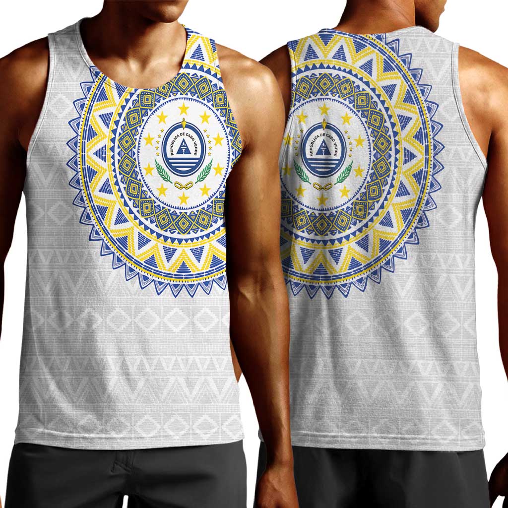 Cape Verde African Tribal Pattern Men Tank Top Chest Arm Tattoo LT15