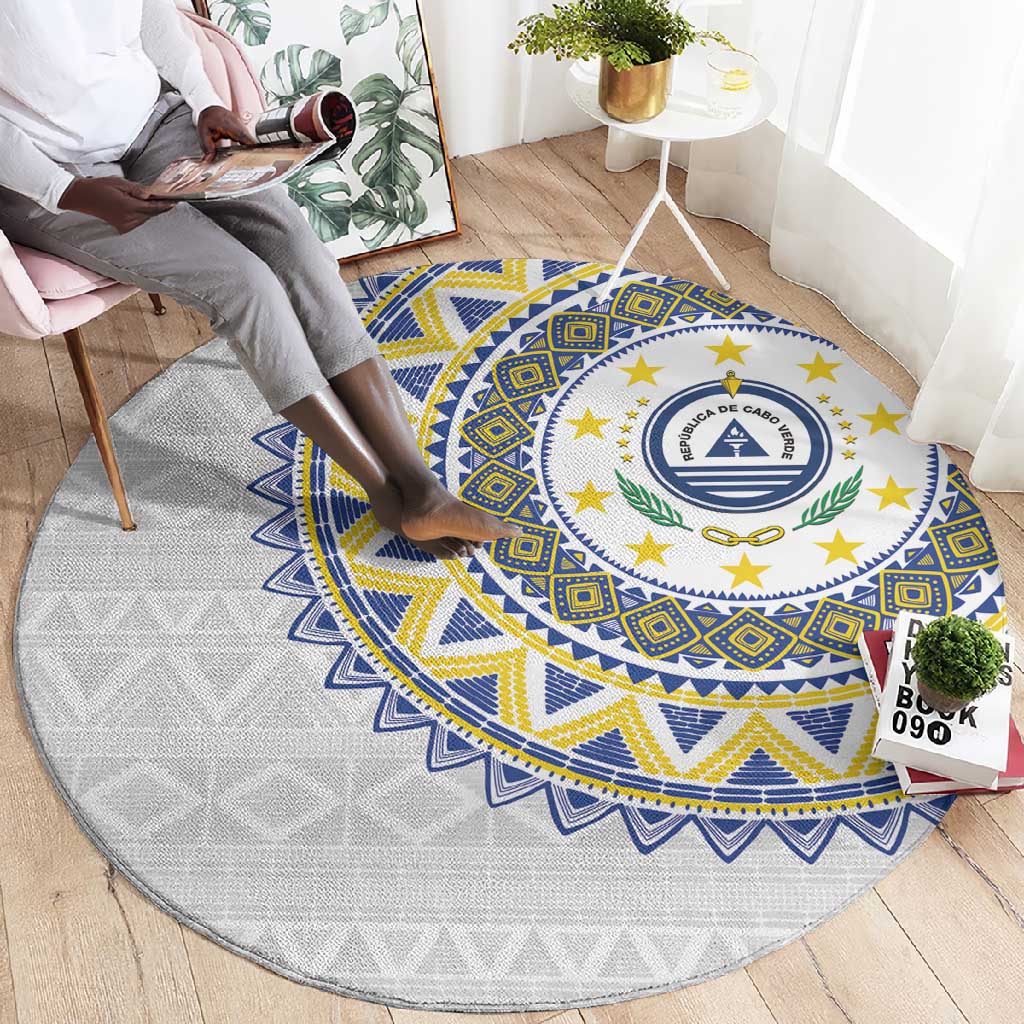 Cape Verde African Tribal Pattern Round Carpet Chest Arm Tattoo LT15