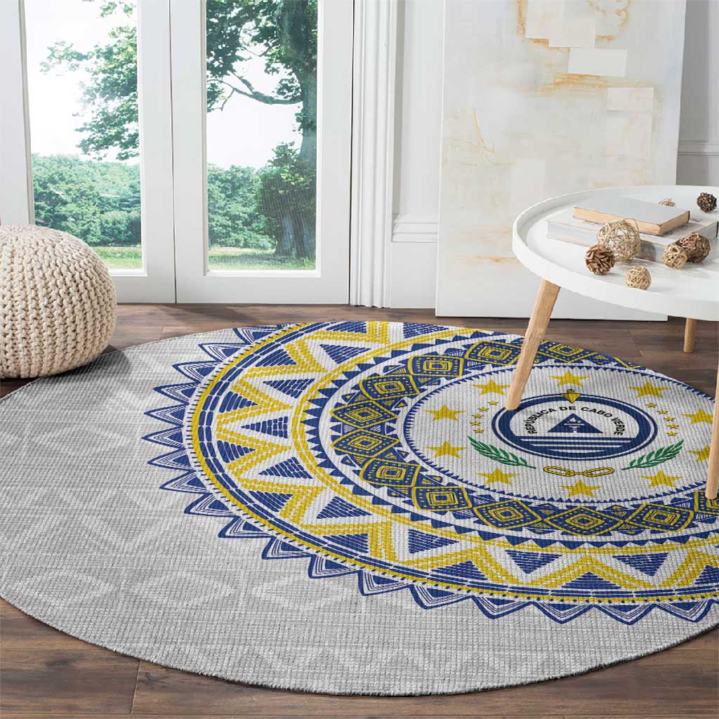 Cape Verde African Tribal Pattern Round Carpet Chest Arm Tattoo LT15