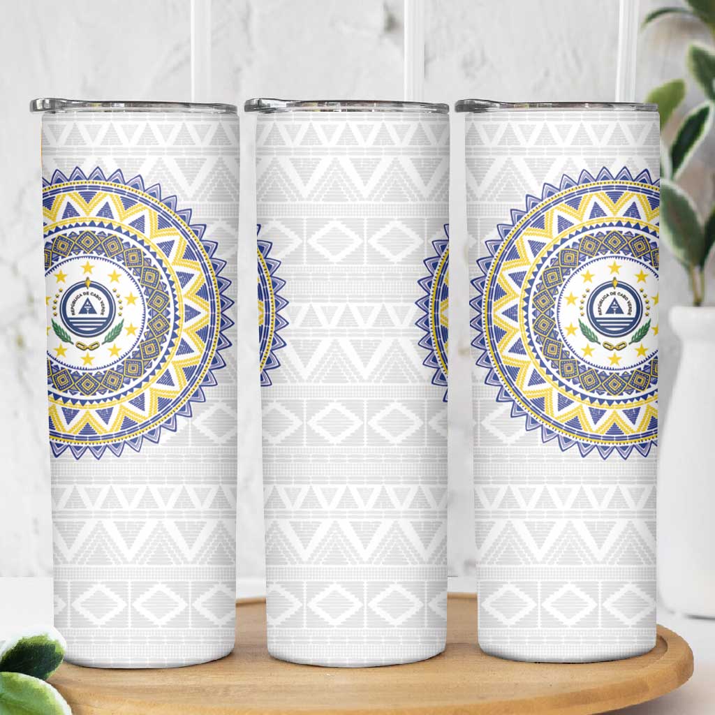 Cape Verde African Tribal Pattern Skinny Tumbler Chest Arm Tattoo LT15