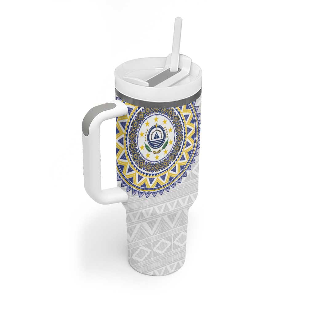 Cape Verde African Tribal Pattern Tumbler With Handle Chest Arm Tattoo LT15