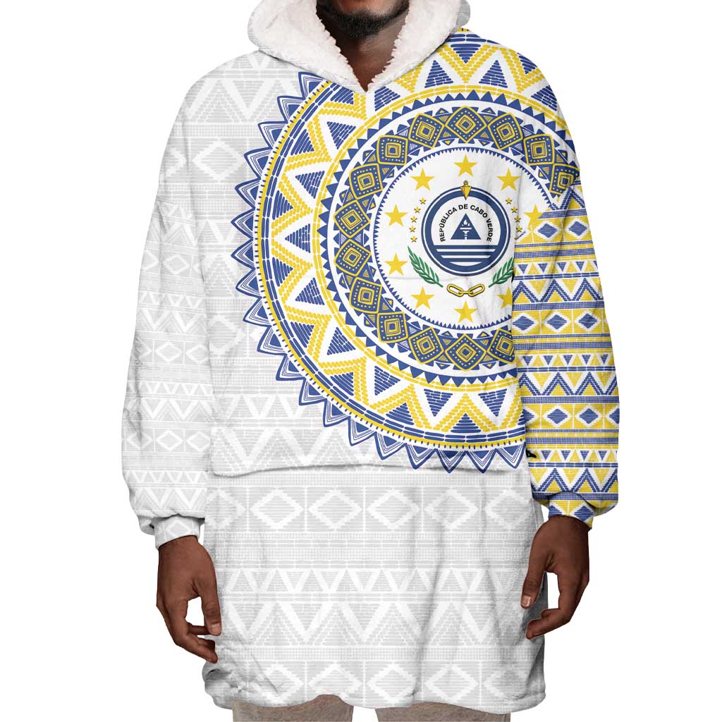 Cape Verde African Tribal Pattern Wearable Blanket Hoodie Chest Arm Tattoo LT15
