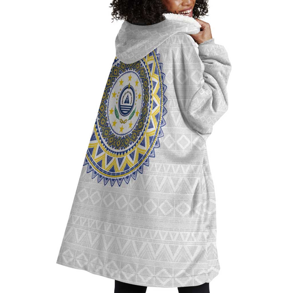 Cape Verde African Tribal Pattern Wearable Blanket Hoodie Chest Arm Tattoo LT15
