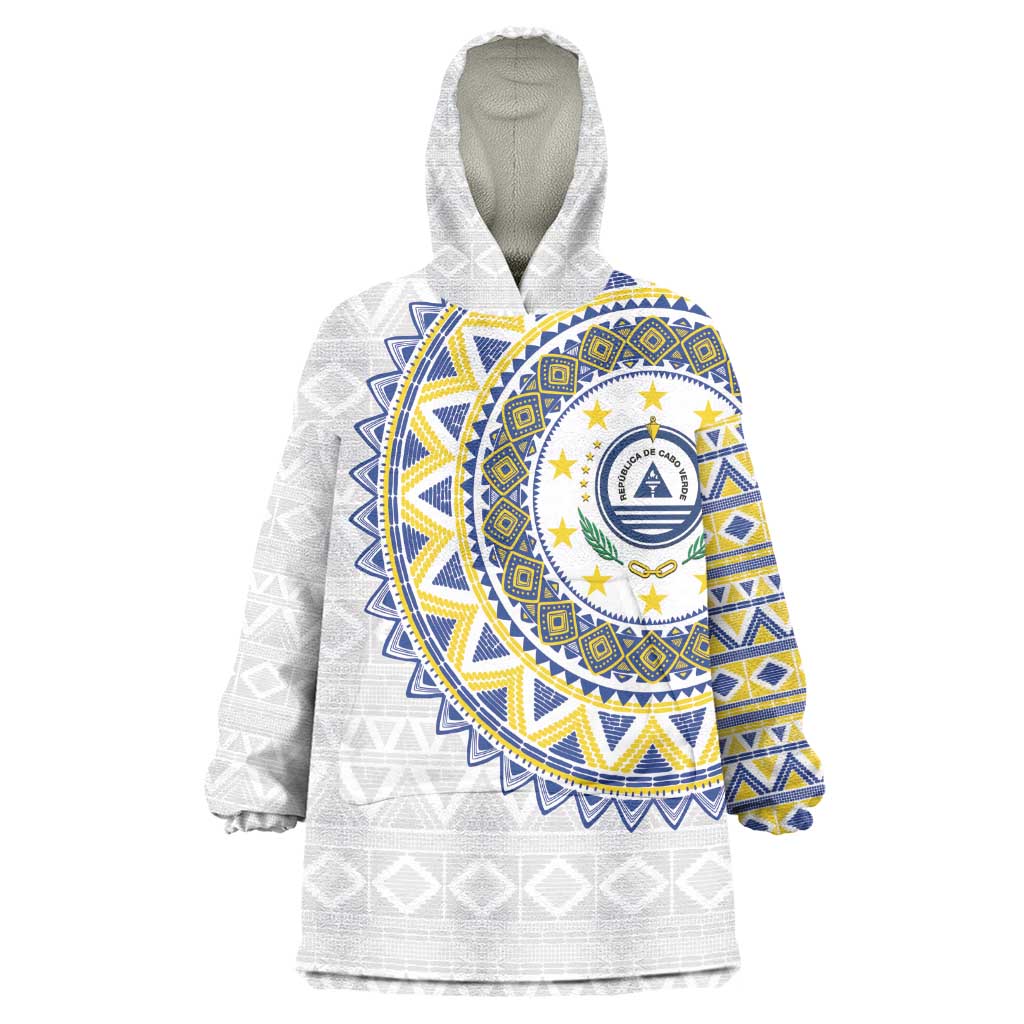 Cape Verde African Tribal Pattern Wearable Blanket Hoodie Chest Arm Tattoo LT15