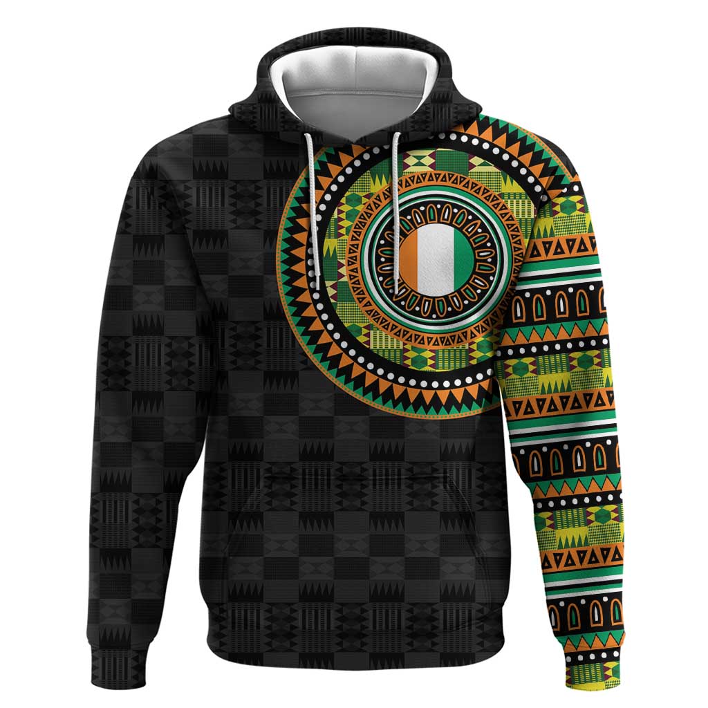 Ivory Coast Hoodie African Tribal Pattern LT15