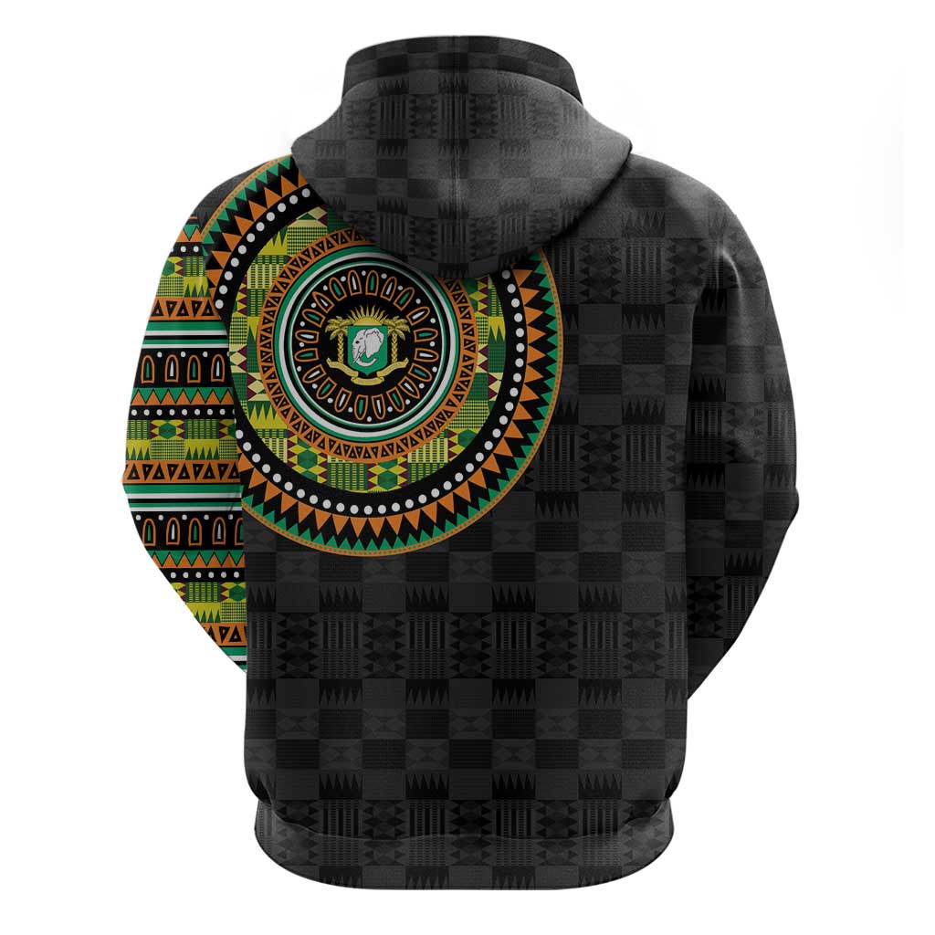 Ivory Coast Hoodie African Tribal Pattern LT15