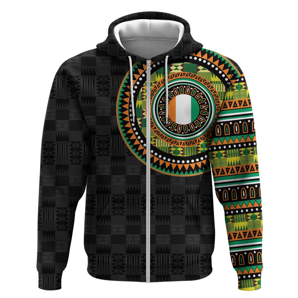 Ivory Coast Hoodie African Tribal Pattern LT15