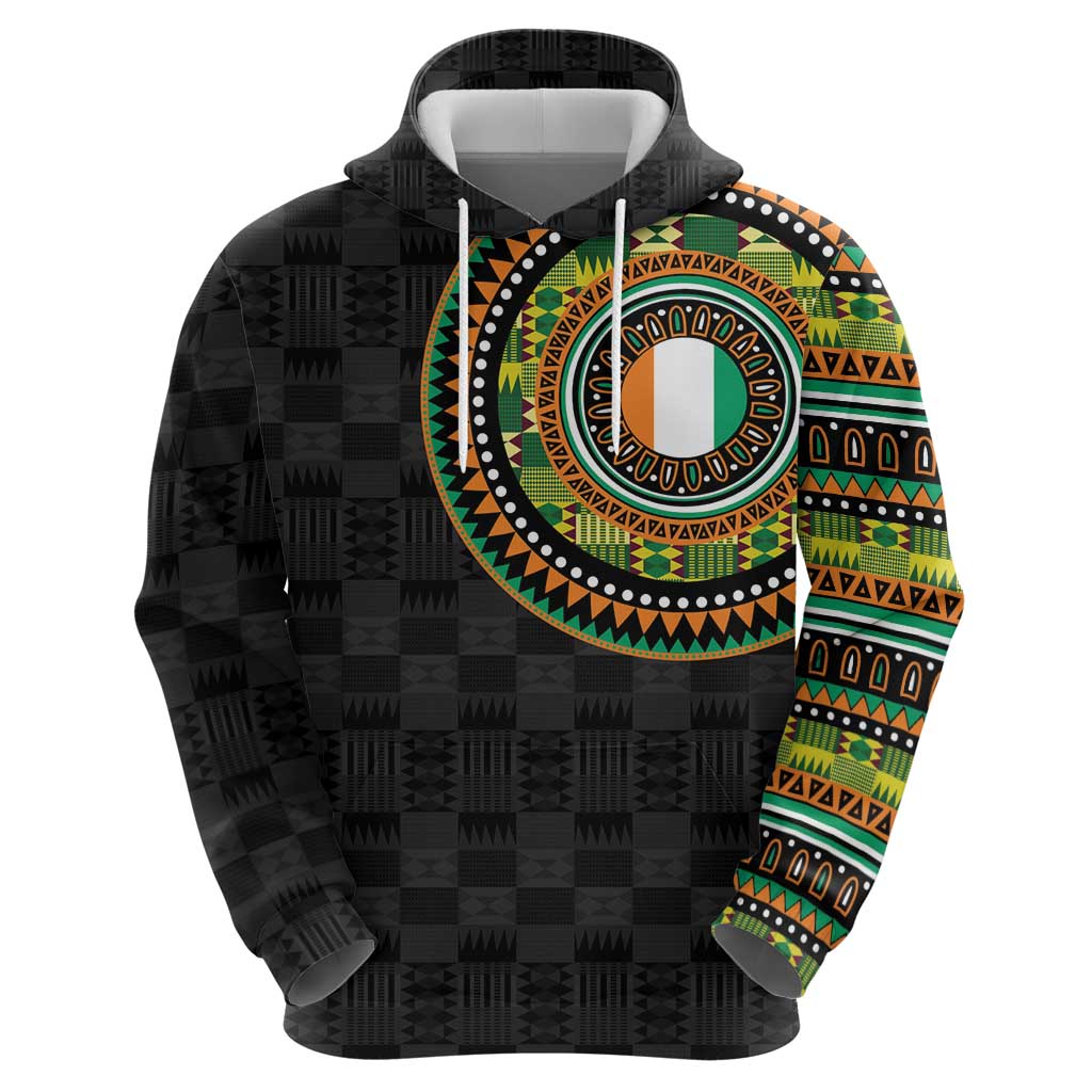 Ivory Coast Hoodie African Tribal Pattern LT15