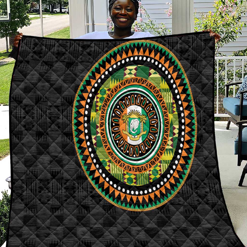 Ivory Coast African Tribal Pattern Quilt Chest Arm Tattoo LT15