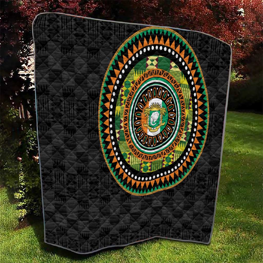 Ivory Coast African Tribal Pattern Quilt Chest Arm Tattoo LT15
