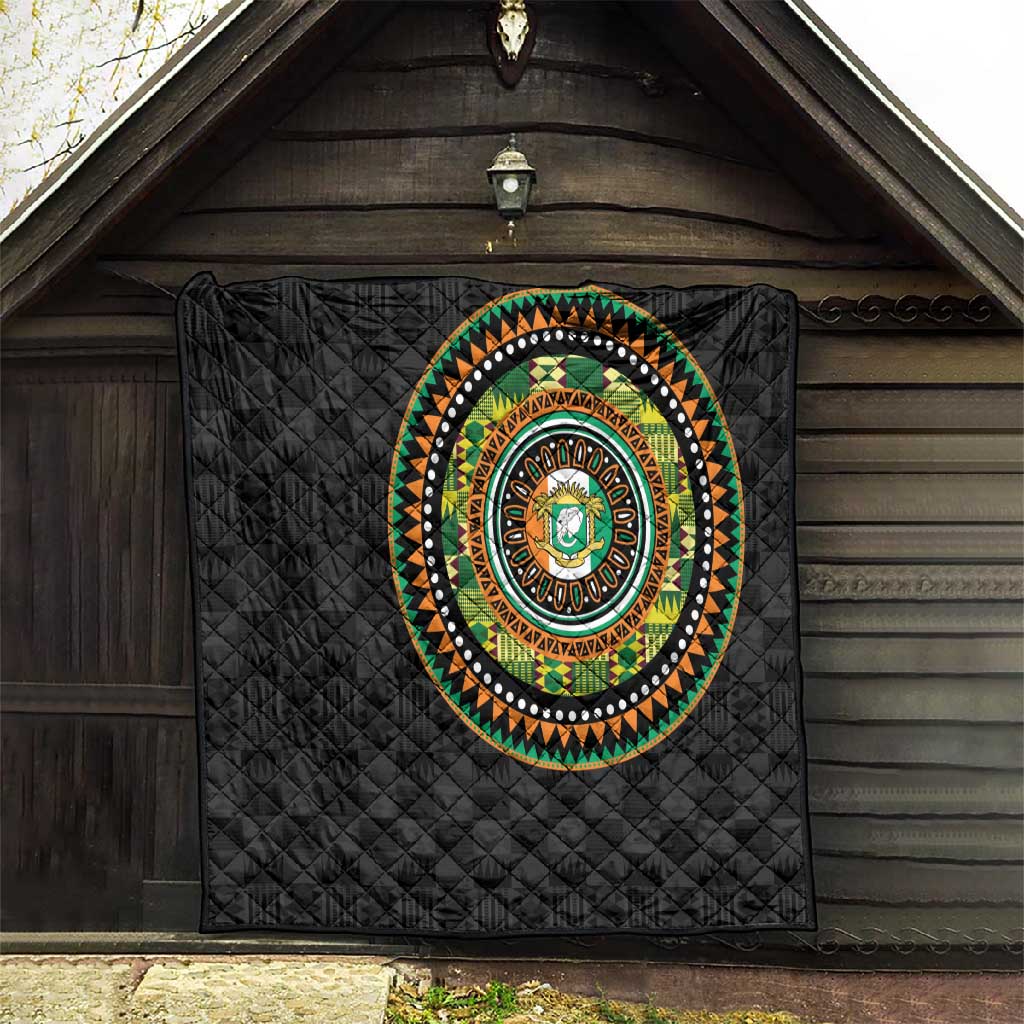 Ivory Coast African Tribal Pattern Quilt Chest Arm Tattoo LT15