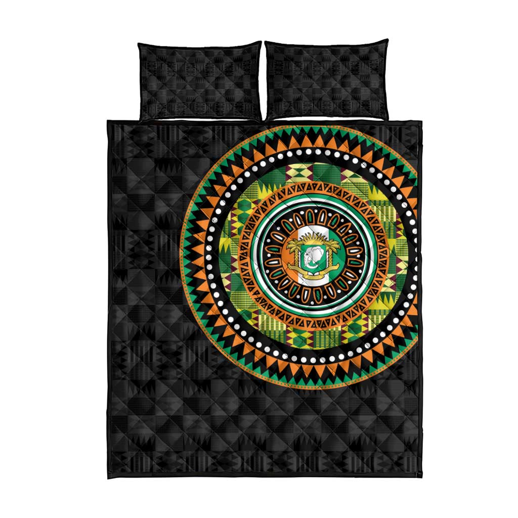 Ivory Coast African Tribal Pattern Quilt Bed Set Chest Arm Tattoo LT15