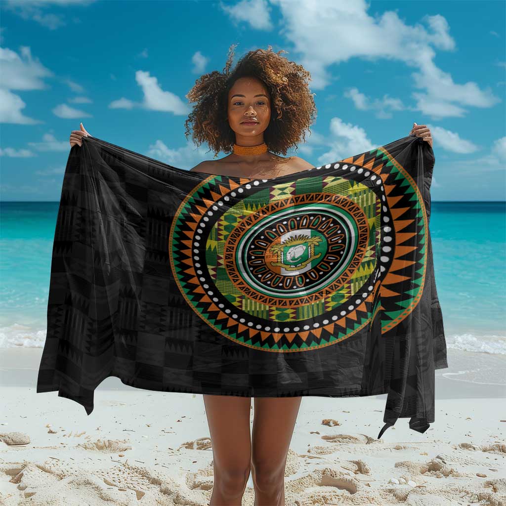 Ivory Coast African Tribal Pattern Sarong Chest Arm Tattoo LT15