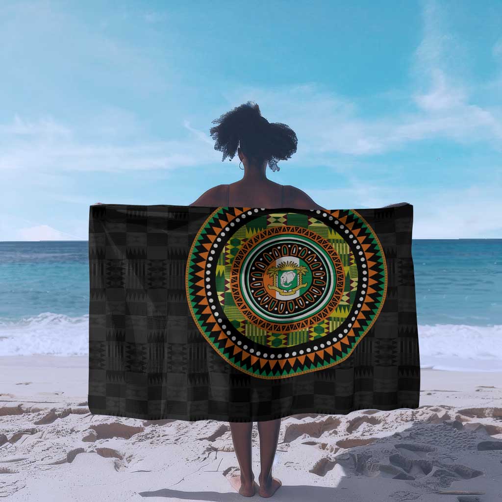 Ivory Coast African Tribal Pattern Sarong Chest Arm Tattoo LT15