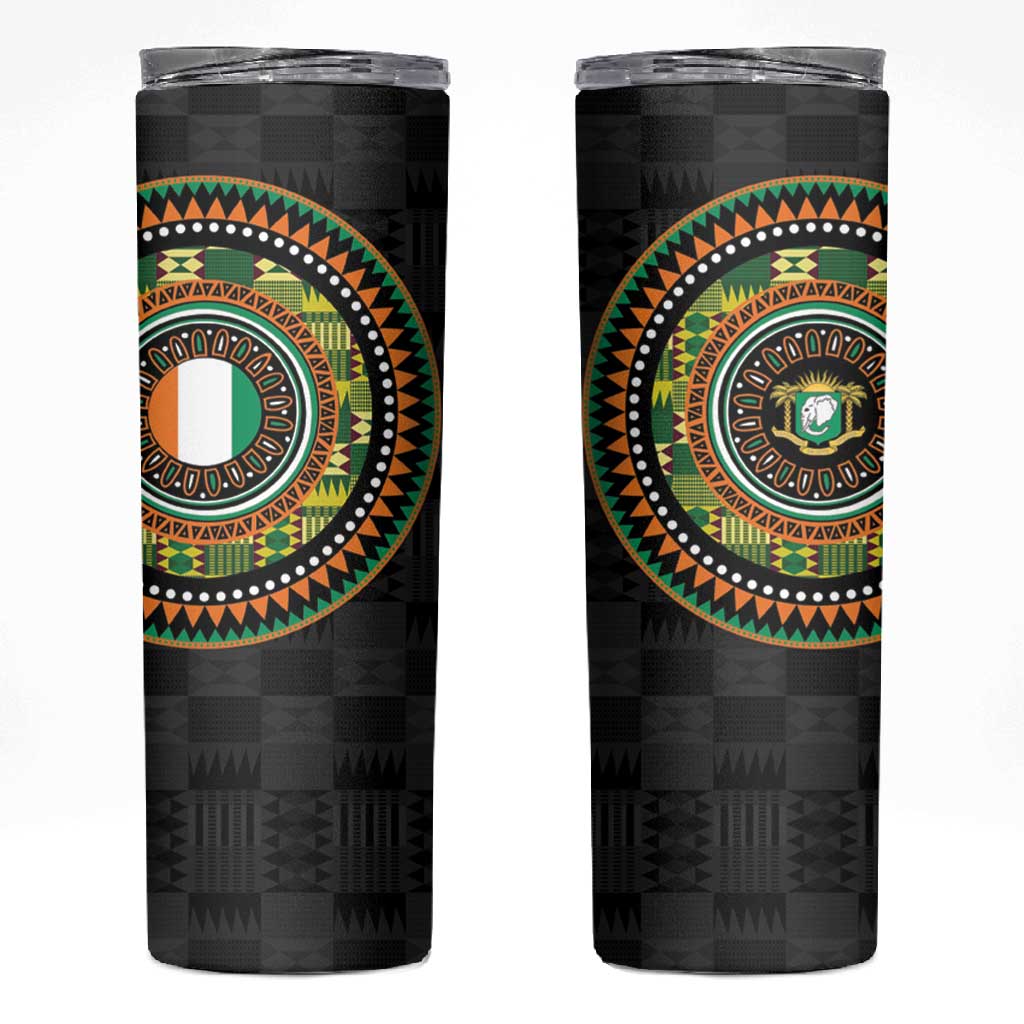 Ivory Coast African Tribal Pattern Skinny Tumbler Chest Arm Tattoo LT15