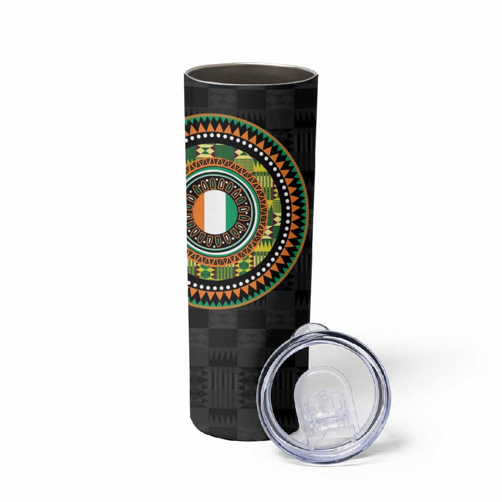 Ivory Coast African Tribal Pattern Skinny Tumbler Chest Arm Tattoo LT15