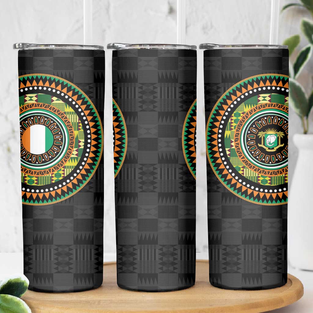 Ivory Coast African Tribal Pattern Skinny Tumbler Chest Arm Tattoo LT15