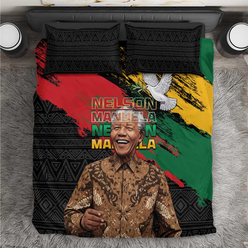 Nelson Mandela Day Bedding Set Pan African Flag LT15