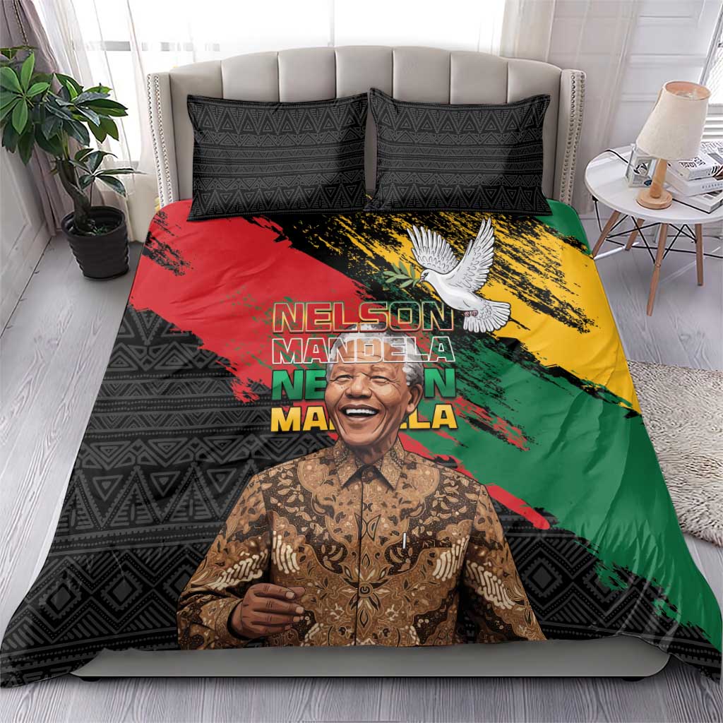 Nelson Mandela Day Bedding Set Pan African Flag LT15