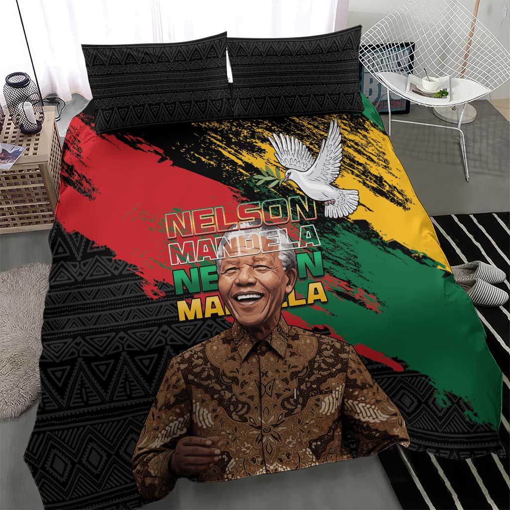Nelson Mandela Day Bedding Set Pan African Flag LT15