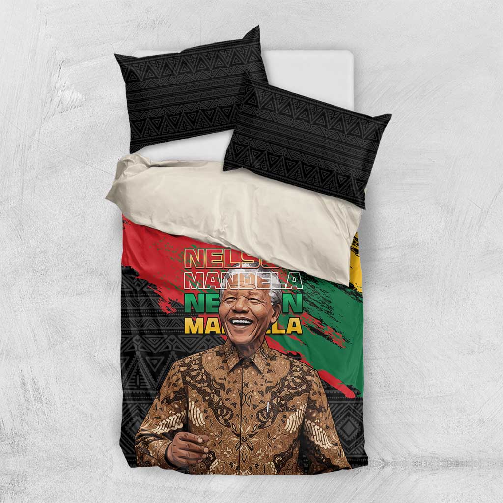 Nelson Mandela Day Bedding Set Pan African Flag LT15