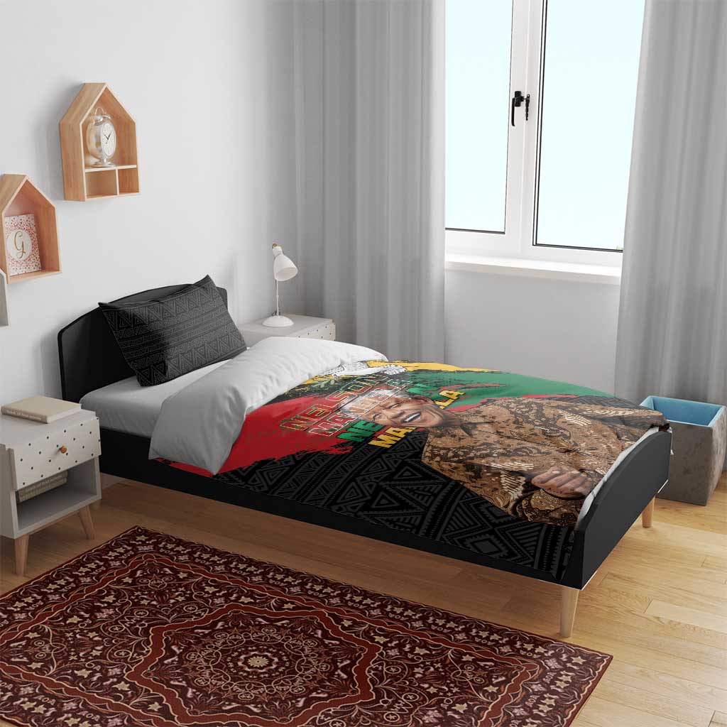 Nelson Mandela Day Bedding Set Pan African Flag LT15