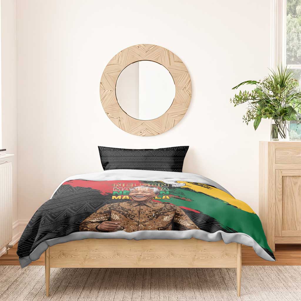 Nelson Mandela Day Bedding Set Pan African Flag LT15