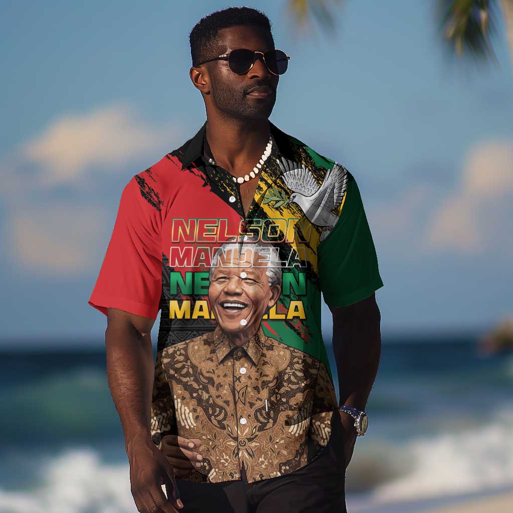 Nelson Mandela Day Hawaiian Shirt Pan African Flag LT15