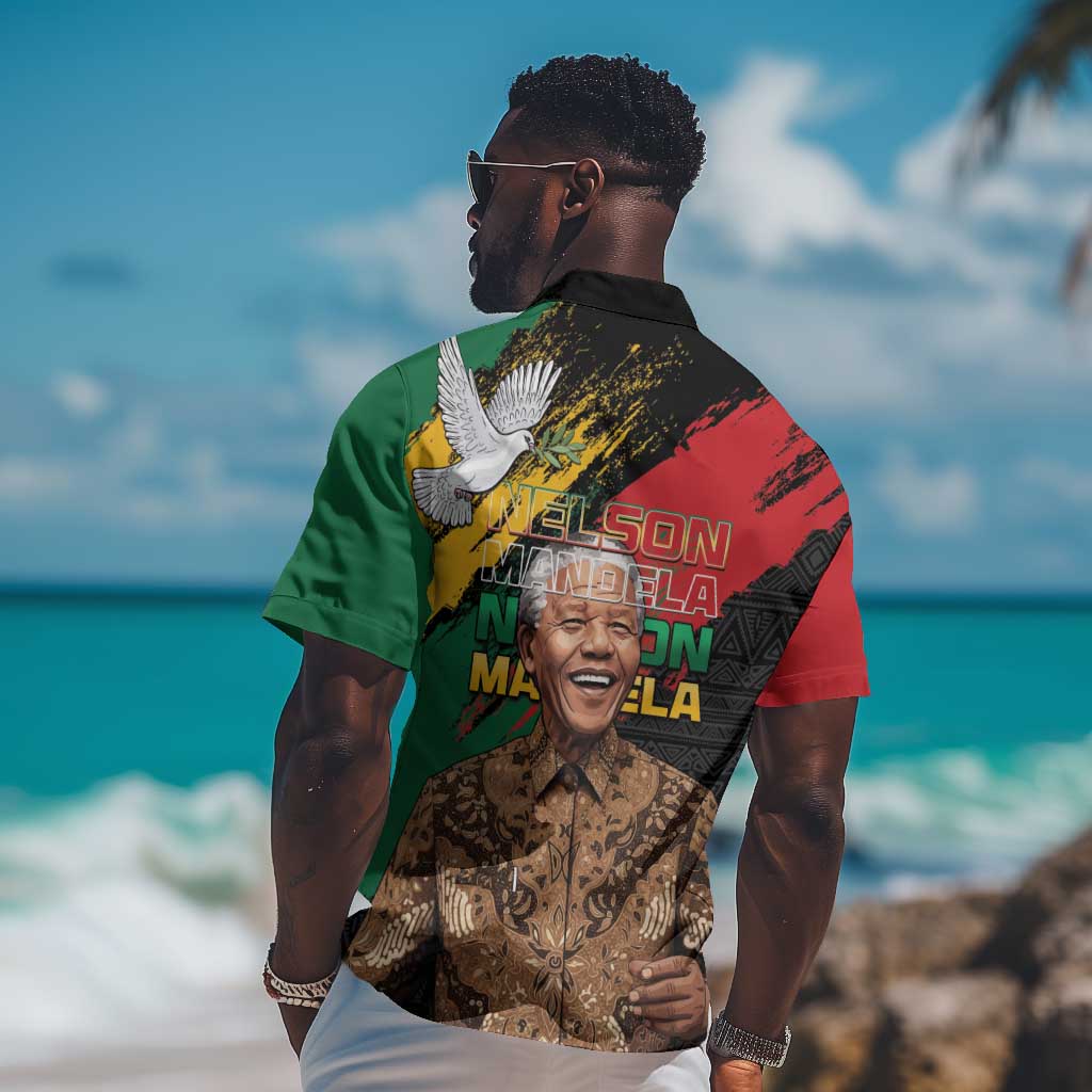 Nelson Mandela Day Hawaiian Shirt Pan African Flag LT15