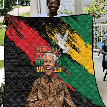 Nelson Mandela Day Quilt Pan African Flag LT15