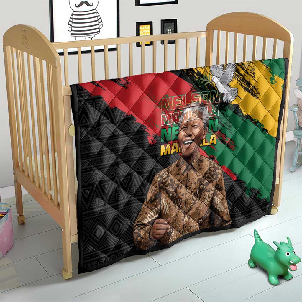 Nelson Mandela Day Quilt Pan African Flag LT15