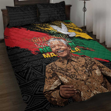 Nelson Mandela Day Quilt Bed Set Pan African Flag LT15