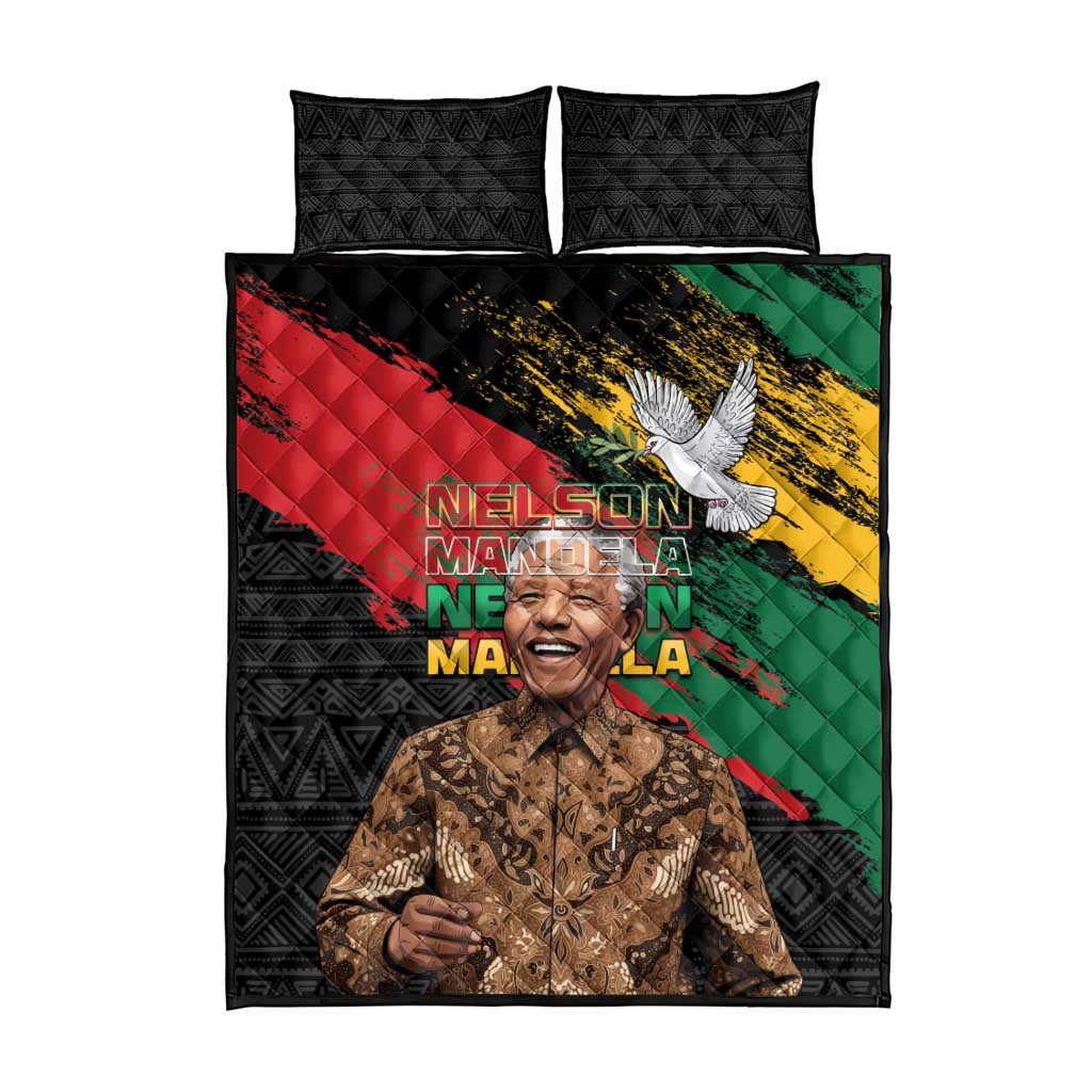 Nelson Mandela Day Quilt Bed Set Pan African Flag LT15
