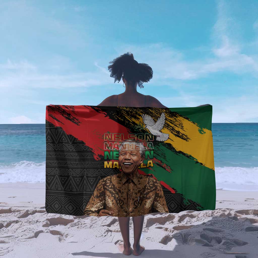 Nelson Mandela Day Sarong Pan African Flag LT15