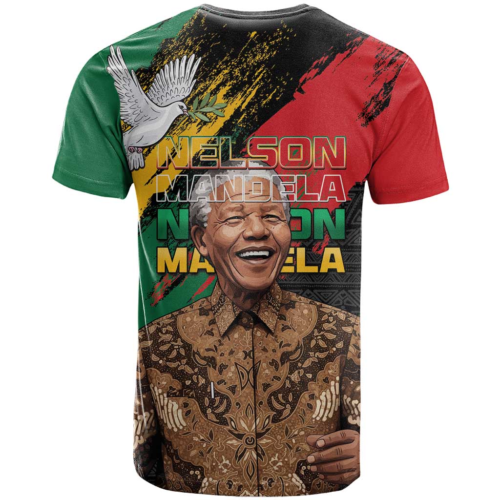 Nelson Mandela Day T shirt Pan African Flag LT15