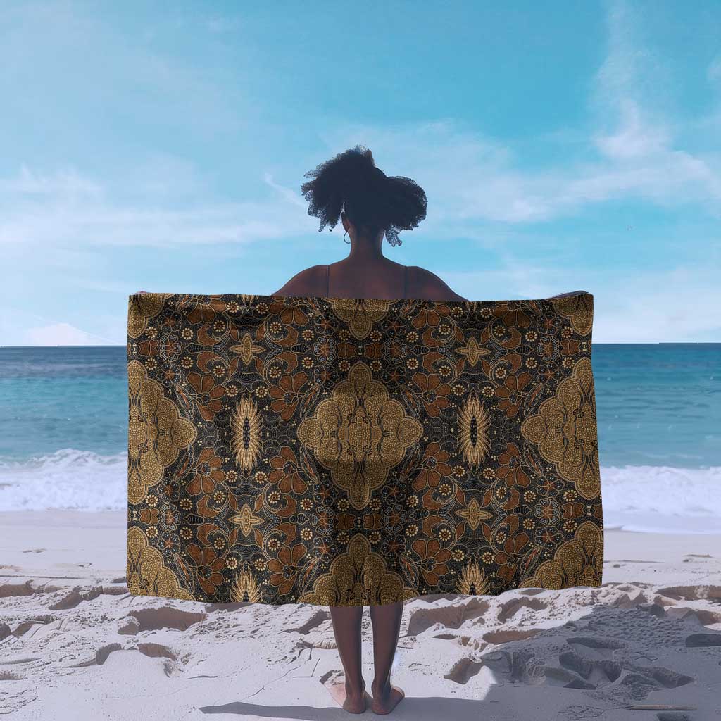 Madiba Nelson Mandela Batik Sarong Earthy Brown Indonesia Heritage LT15