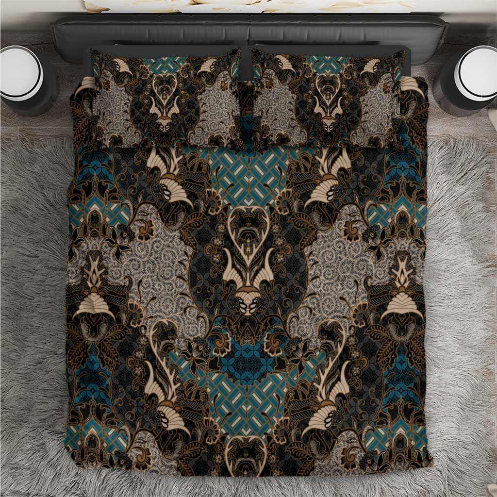 Madiba Nelson Mandela Batik Bedding Set Black Indonesia Heritage LT15