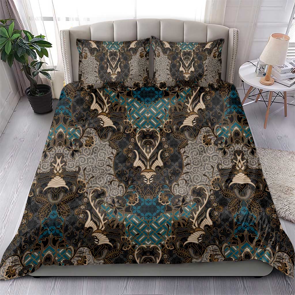 Madiba Nelson Mandela Batik Bedding Set Black Indonesia Heritage LT15