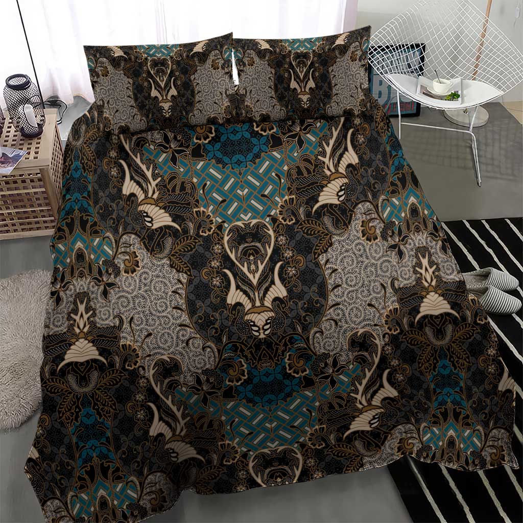 Madiba Nelson Mandela Batik Bedding Set Black Indonesia Heritage LT15