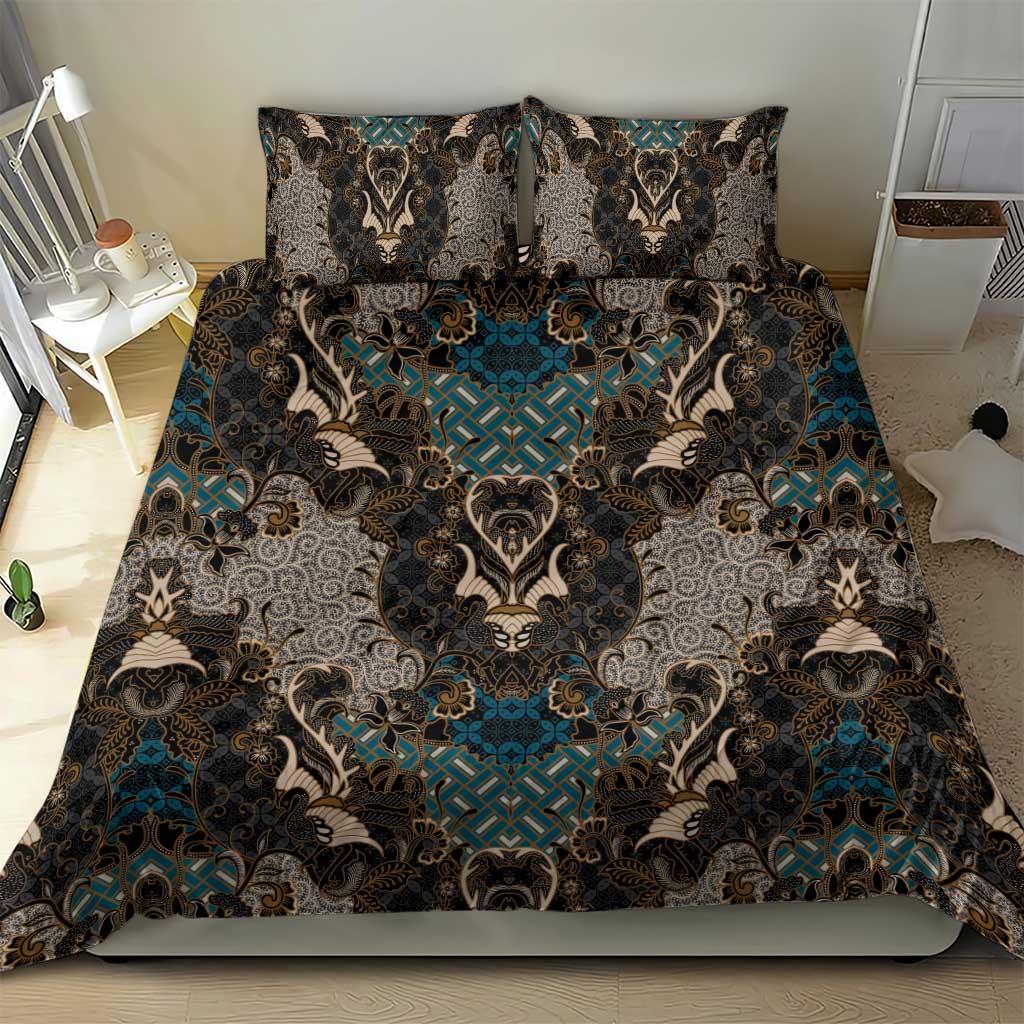 Madiba Nelson Mandela Batik Bedding Set Black Indonesia Heritage LT15