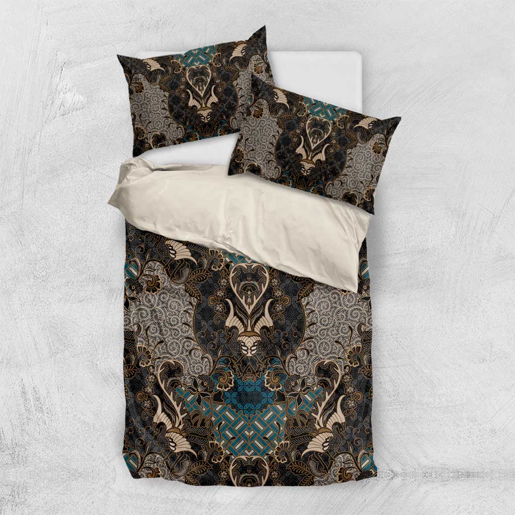 Madiba Nelson Mandela Batik Bedding Set Black Indonesia Heritage LT15